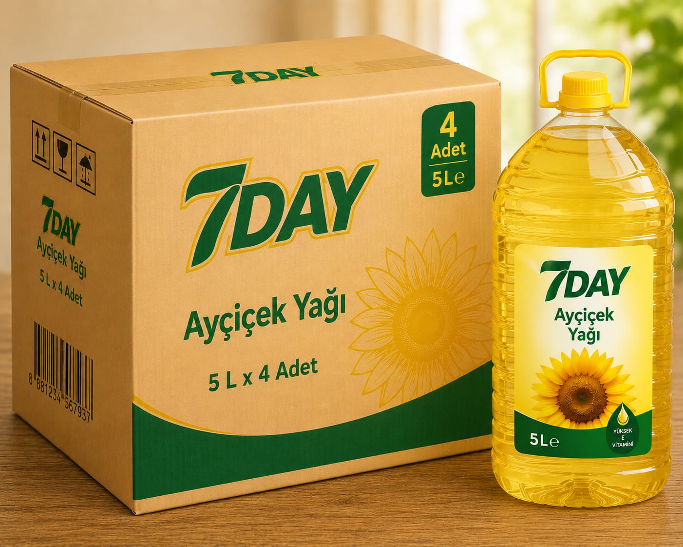 Ayçiçek Yağı (5L x 4 Adet)