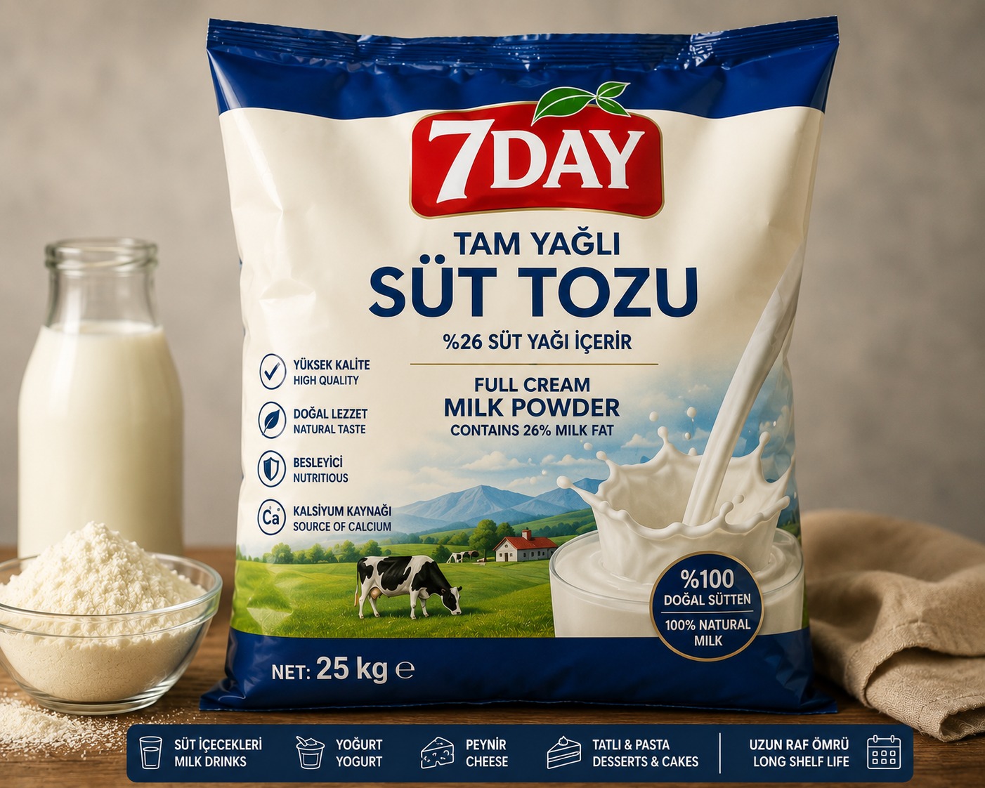 Süt Tozu-Tam Yağlı